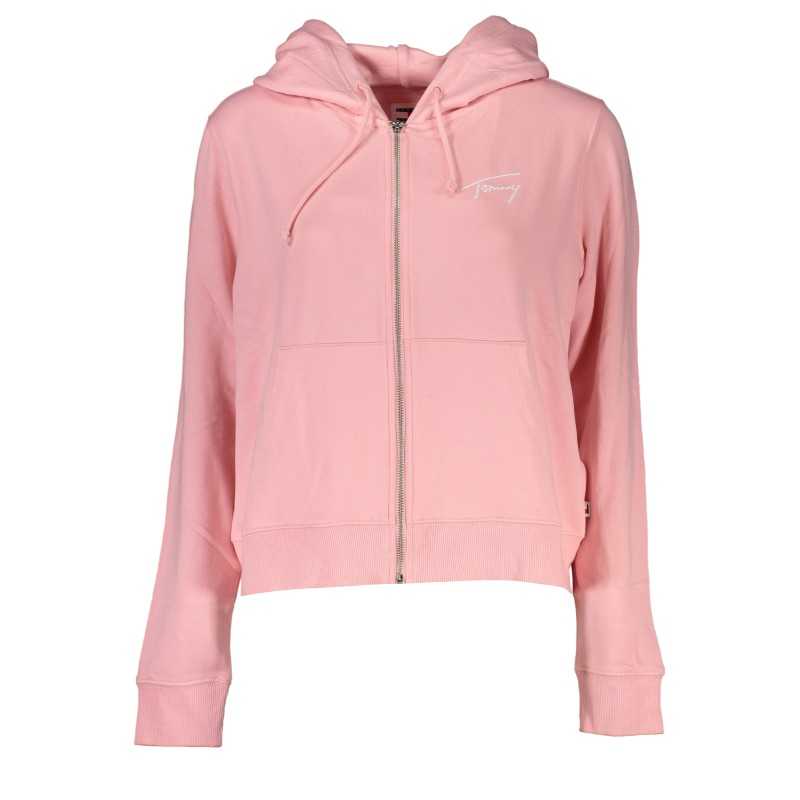 TOMMY HILFIGER FELPA CON ZIP DONNA ROSA