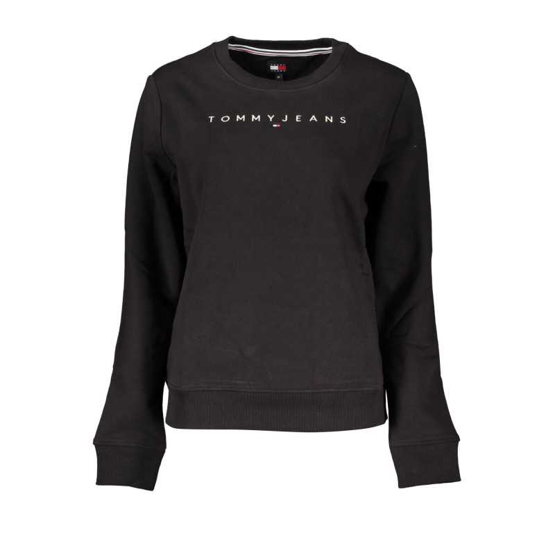 TOMMY HILFIGER FELPA SENZA ZIP DONNA NERO