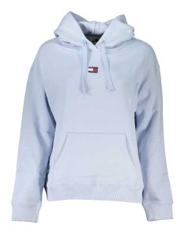 TOMMY HILFIGER FELPA SENZA ZIP DONNA AZZURRO