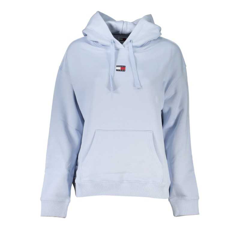 TOMMY HILFIGER FELPA SENZA ZIP DONNA AZZURRO