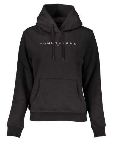 TOMMY HILFIGER FELPA SENZA ZIP DONNA NERO