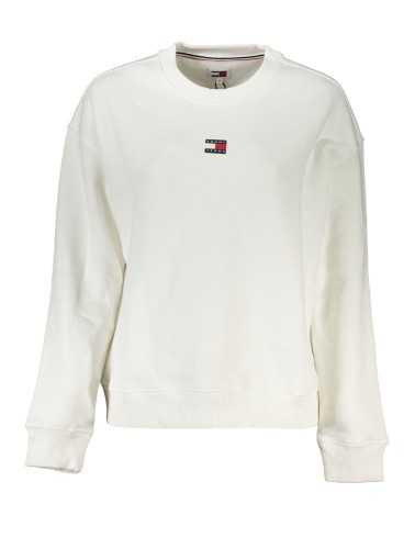 TOMMY HILFIGER FELPA SENZA ZIP DONNA BIANCO