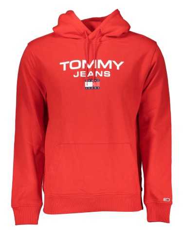 TOMMY HILFIGER FELPA SENZA ZIP UOMO ROSSO