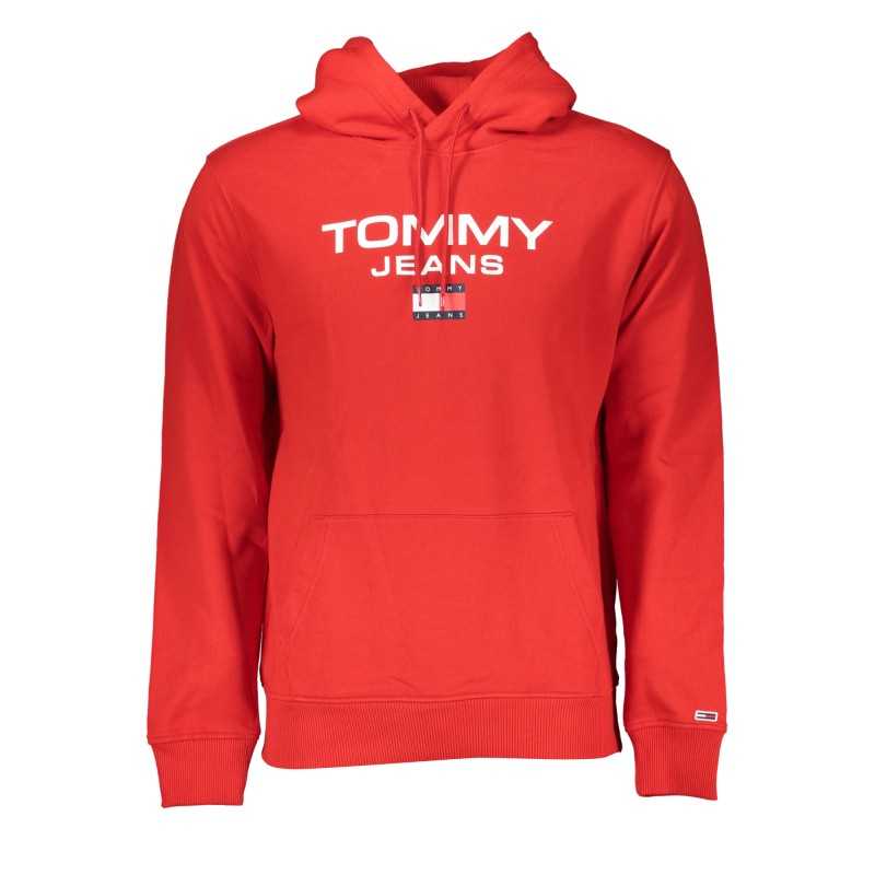 TOMMY HILFIGER FELPA SENZA ZIP UOMO ROSSO