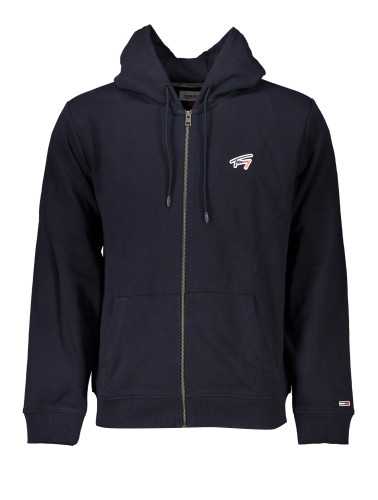 TOMMY HILFIGER FELPA CON ZIP UOMO BLU