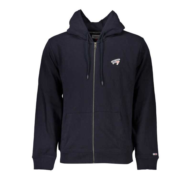 TOMMY HILFIGER FELPA CON ZIP UOMO BLU