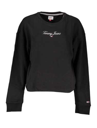 TOMMY HILFIGER FELPA SENZA ZIP DONNA NERO