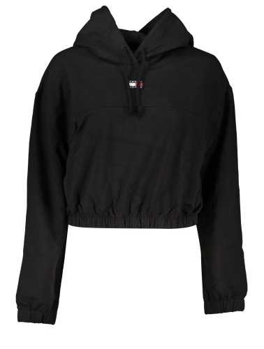 TOMMY HILFIGER FELPA SENZA ZIP DONNA NERO