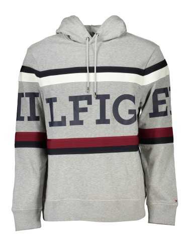 TOMMY HILFIGER FELPA SENZA ZIP UOMO GRIGIO