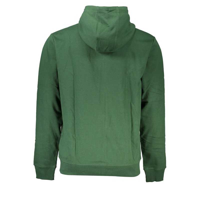 TOMMY HILFIGER FELPA CON ZIP UOMO VERDE