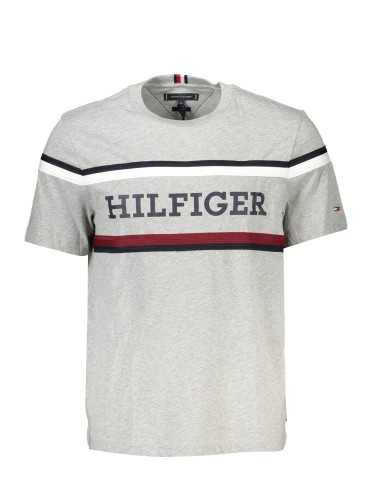 TOMMY HILFIGER T-SHIRT MANICHE CORTE UOMO GRIGIO