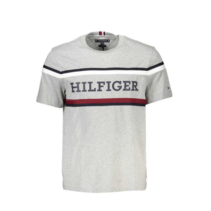 TOMMY HILFIGER T-SHIRT MANICHE CORTE UOMO GRIGIO