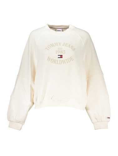 TOMMY HILFIGER FELPA SENZA ZIP DONNA BIANCO