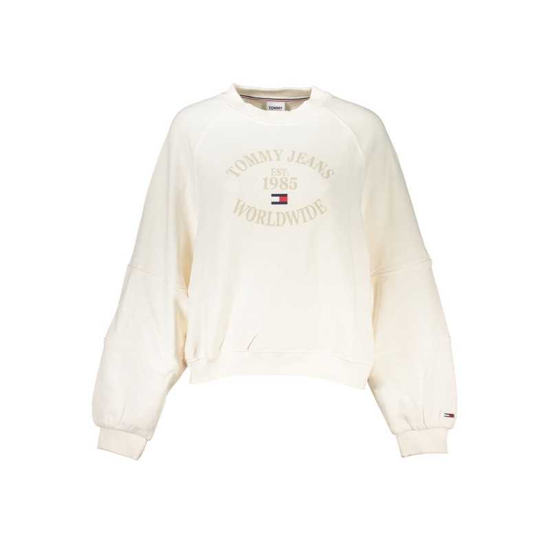 TOMMY HILFIGER FELPA SENZA ZIP DONNA BIANCO