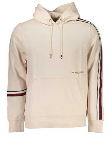 TOMMY HILFIGER FELPA SENZA ZIP UOMO BEIGE