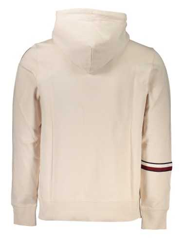 TOMMY HILFIGER FELPA SENZA ZIP UOMO BEIGE