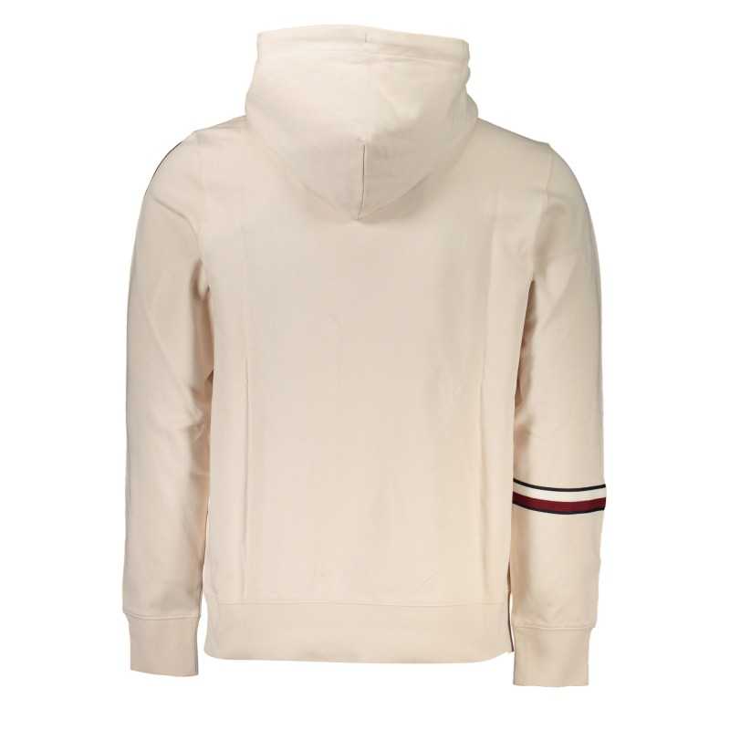 TOMMY HILFIGER FELPA SENZA ZIP UOMO BEIGE