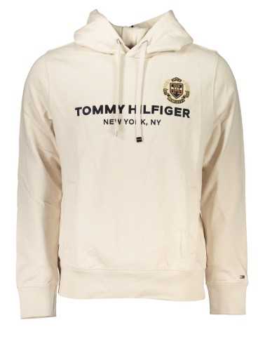 TOMMY HILFIGER FELPA SENZA ZIP UOMO BIANCO