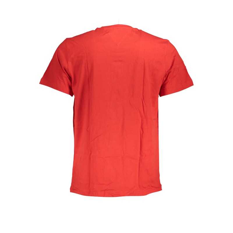 TOMMY HILFIGER T-SHIRT MANICHE CORTE UOMO ROSSO