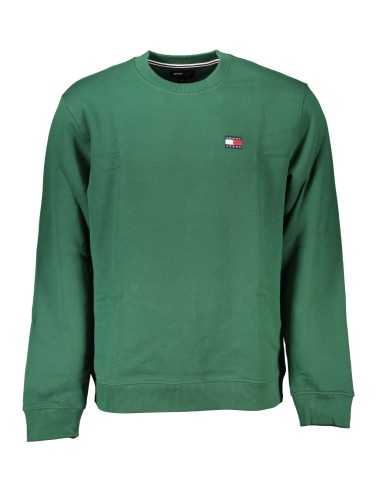 TOMMY HILFIGER FELPA SENZA ZIP UOMO VERDE