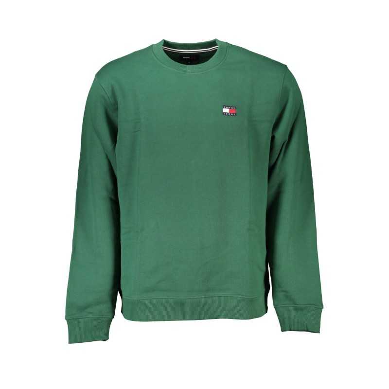 TOMMY HILFIGER FELPA SENZA ZIP UOMO VERDE