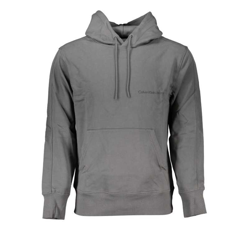 CALVIN KLEIN FELPA SENZA ZIP UOMO GRIGIO