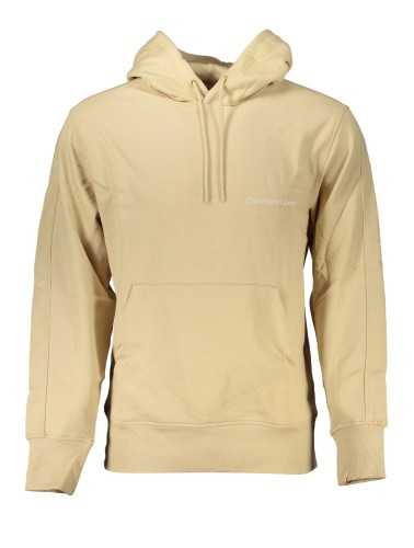 CALVIN KLEIN FELPA SENZA ZIP UOMO BEIGE