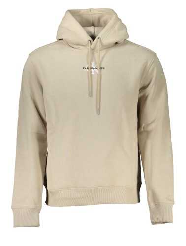 CALVIN KLEIN FELPA SENZA ZIP UOMO BEIGE