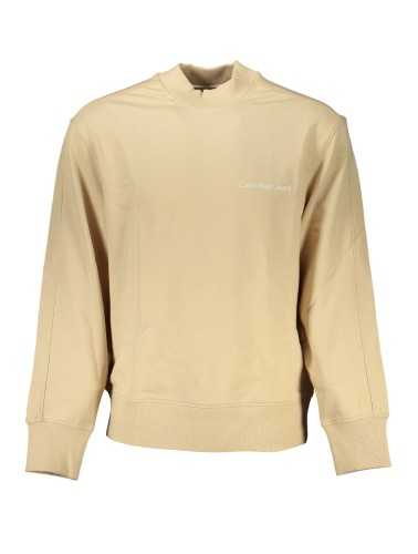 CALVIN KLEIN FELPA SENZA ZIP UOMO BEIGE