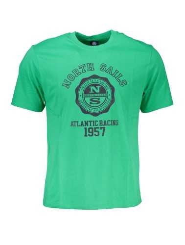 NORTH SAILS T-SHIRT MANICHE CORTE UOMO VERDE