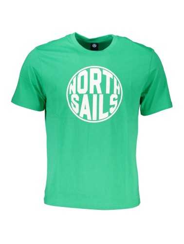 NORTH SAILS T-SHIRT MANICHE CORTE UOMO VERDE