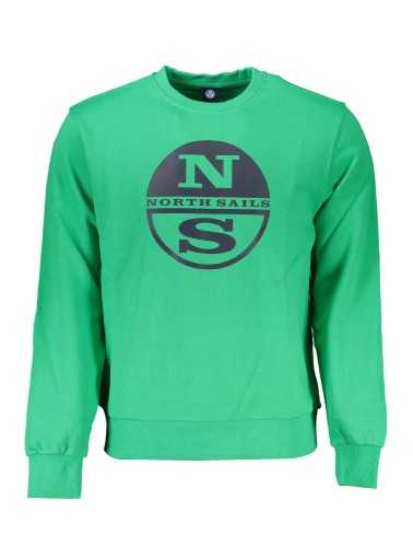 NORTH SAILS FELPA SENZA ZIP UOMO VERDE