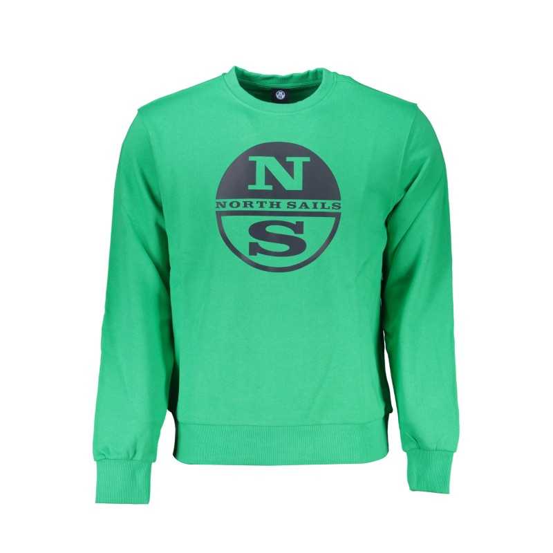 NORTH SAILS FELPA SENZA ZIP UOMO VERDE