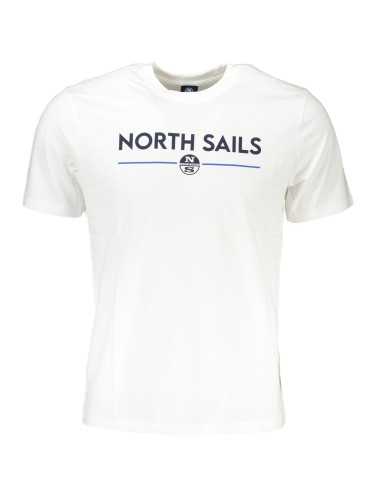 NORTH SAILS T-SHIRT MANICHE CORTE UOMO BIANCO