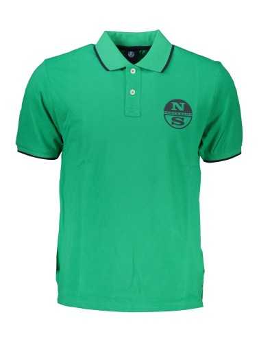 NORTH SAILS POLO MANICHE CORTE UOMO VERDE