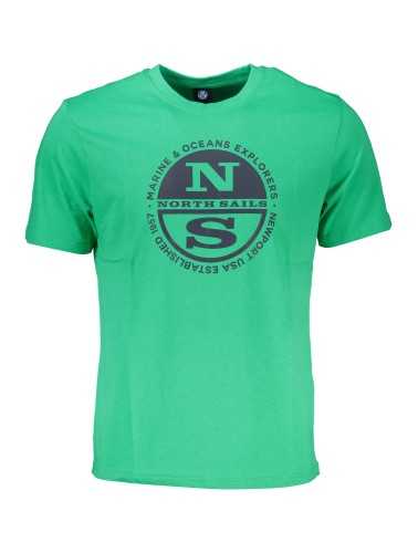 NORTH SAILS T-SHIRT MANICHE CORTE UOMO VERDE