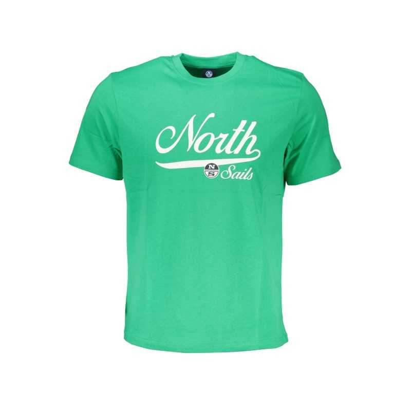 NORTH SAILS T-SHIRT MANICHE CORTE UOMO VERDE