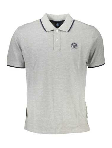 NORTH SAILS POLO MANICHE CORTE UOMO GRIGIO