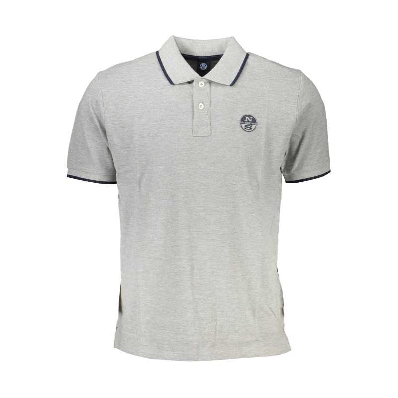 NORTH SAILS POLO MANICHE CORTE UOMO GRIGIO