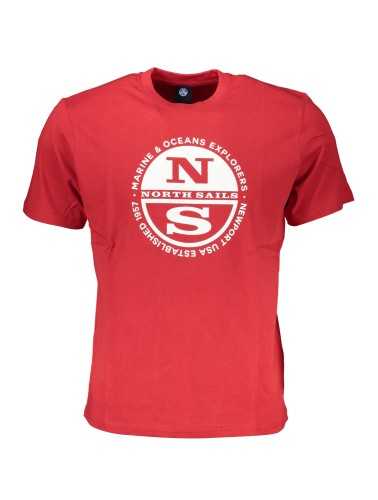 NORTH SAILS T-SHIRT MANICHE CORTE UOMO ROSSO