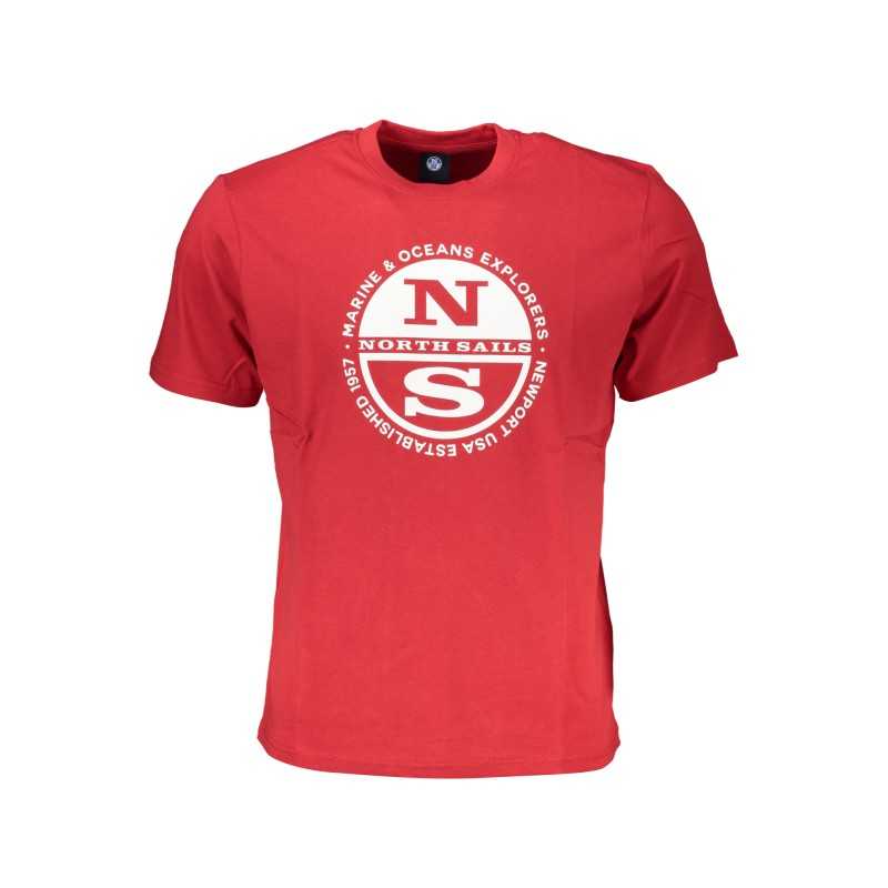 NORTH SAILS T-SHIRT MANICHE CORTE UOMO ROSSO