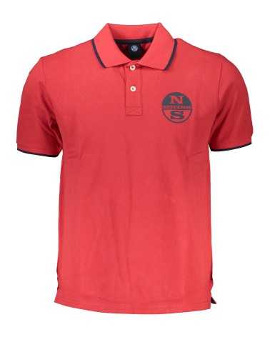 NORTH SAILS POLO MANICHE CORTE UOMO ROSSO