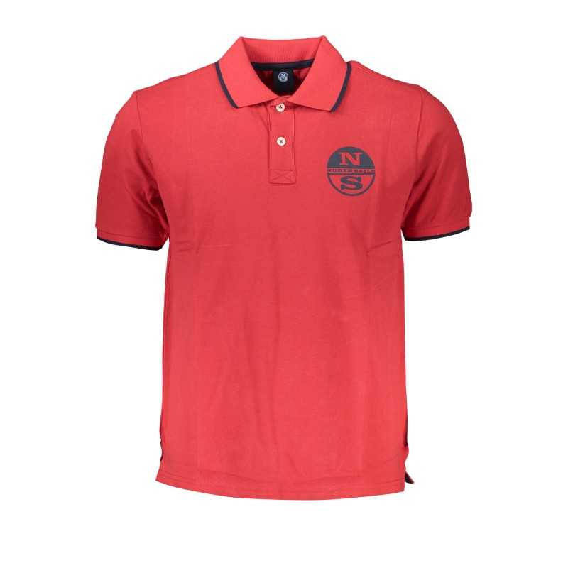 NORTH SAILS POLO MANICHE CORTE UOMO ROSSO