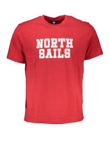 NORTH SAILS T-SHIRT MANICHE CORTE UOMO ROSSO