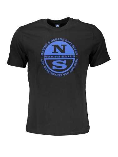 NORTH SAILS T-SHIRT MANICHE CORTE UOMO NERO