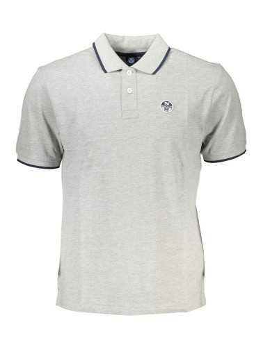 NORTH SAILS POLO MANICHE CORTE UOMO GRIGIO