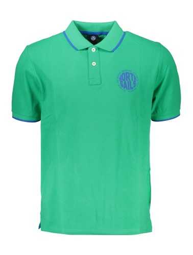 NORTH SAILS POLO MANICHE CORTE UOMO VERDE