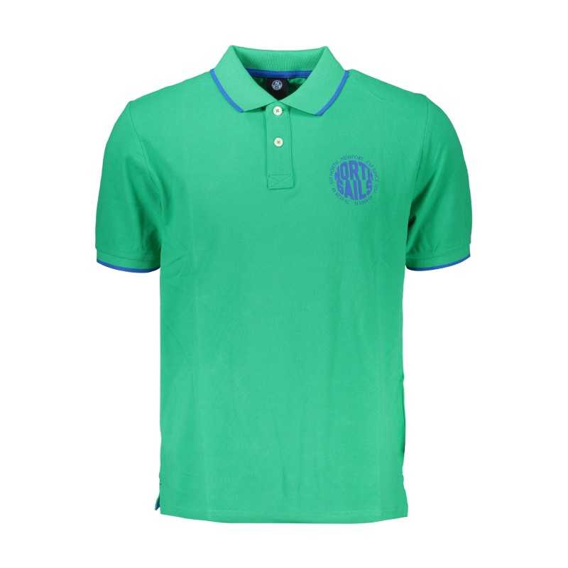 NORTH SAILS POLO MANICHE CORTE UOMO VERDE