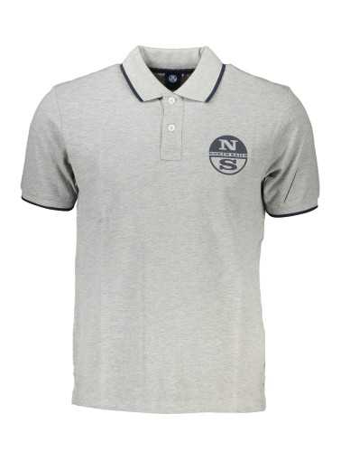 NORTH SAILS POLO MANICHE CORTE UOMO GRIGIO