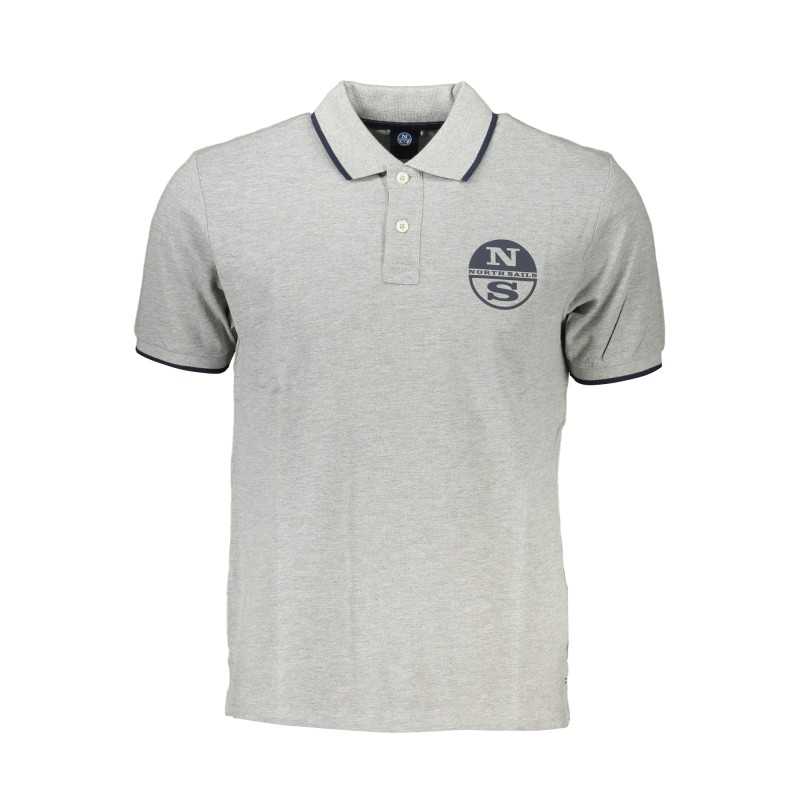 NORTH SAILS POLO MANICHE CORTE UOMO GRIGIO